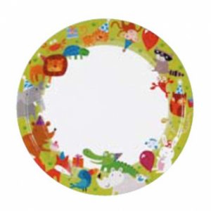 Jungle Party Animals Paper Plate