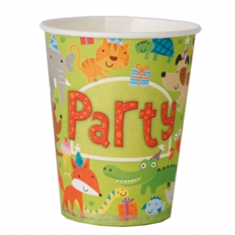 Jungle Animals Paper Party Cup