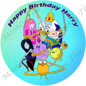 adventure time edible cake image fondant