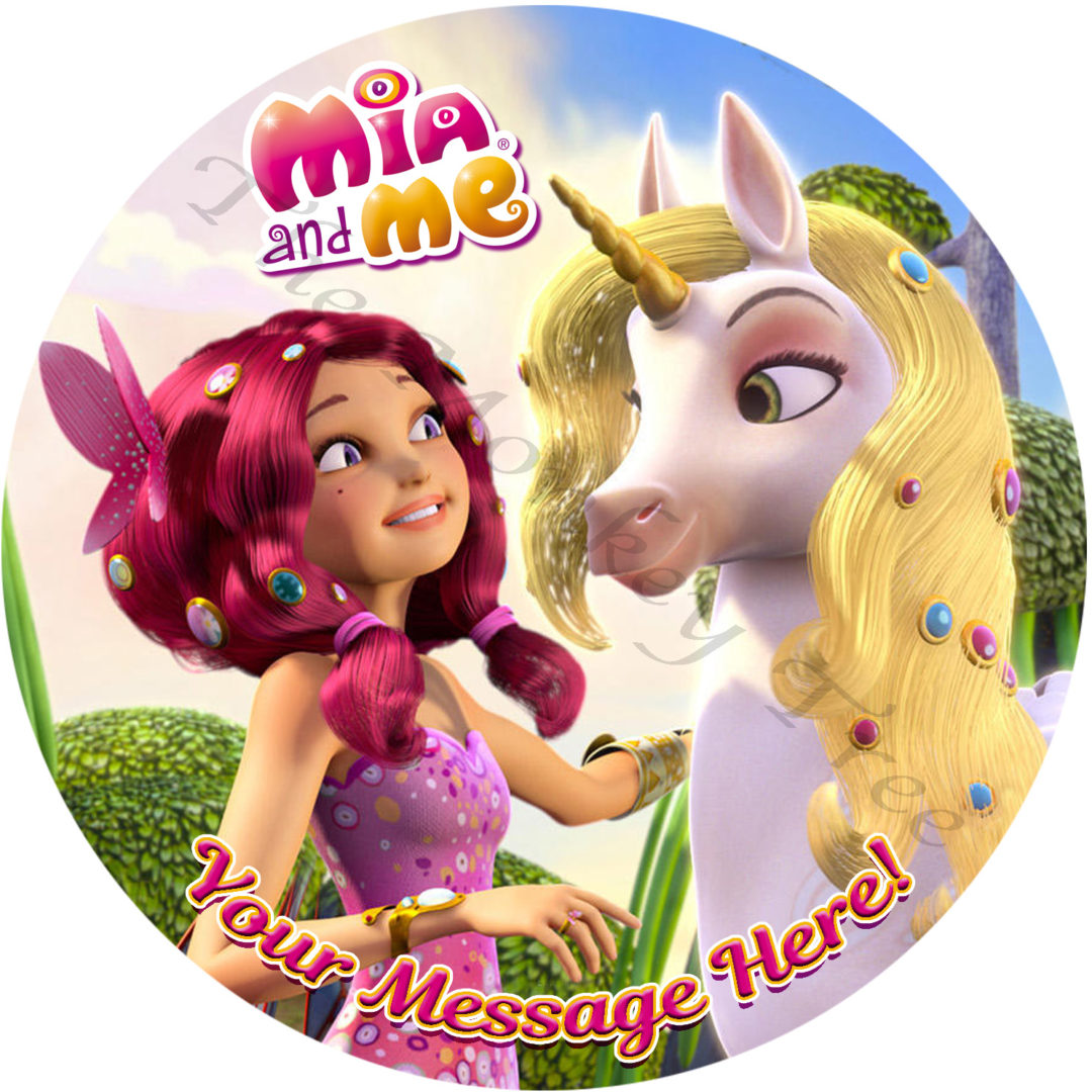 Mia and Me Edible Cake Image Topper 2 - can be personalised! - The ...