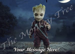 guardians of the galaxy edible cake image birthday party baby groot