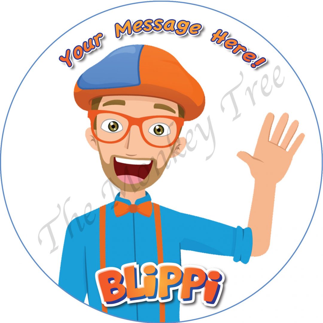 Blippi Dump Truck Edible Cake Image Topper - can be personalised! - The ...