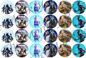 fortnite edible cake image topper birthday fondant icing party Auckland cupcake
