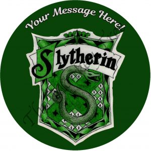 Harry Potter Hogwarts Gryffindor Slytherin Hufflepuff Ravenclaw edible cake image topper birthday