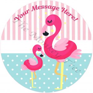 flamingo cake cupcake party bird baby shower