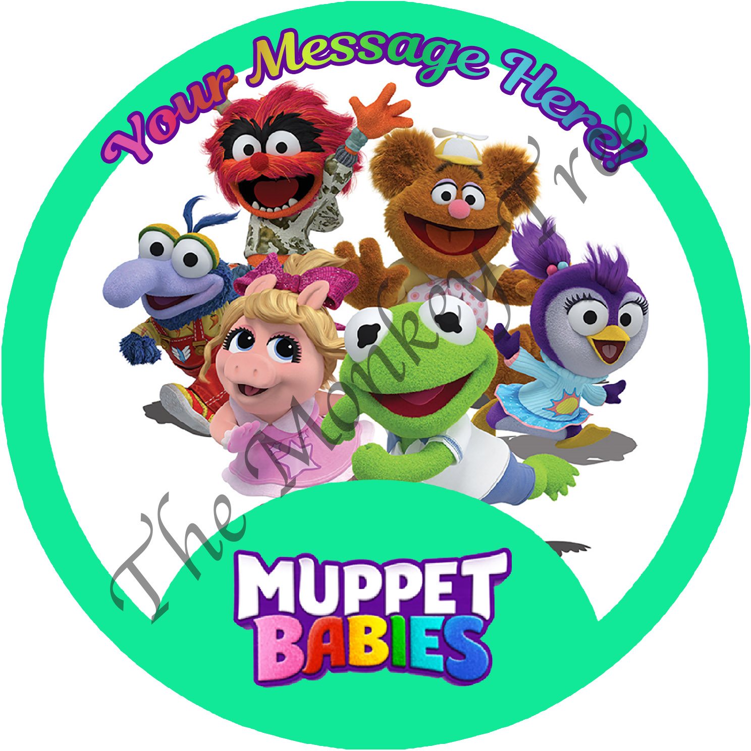 Muppets Personalized Edible Print Premium Cake Topper Frosting Sheets –  Edible Toppers & More