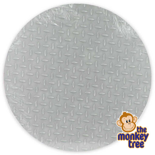 steel checker board patter cake board masonite