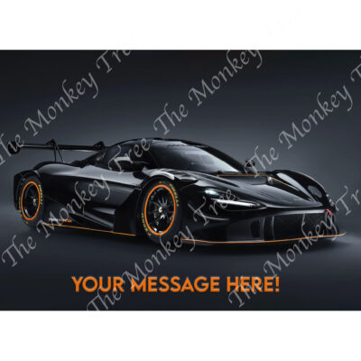 mclaren 720s edible cake image topper supercar