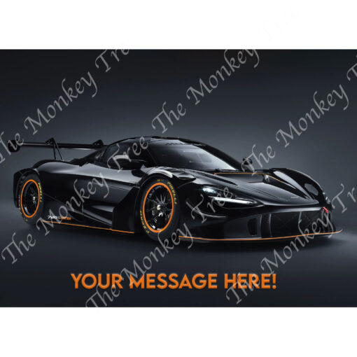 mclaren 720s edible cake image topper supercar